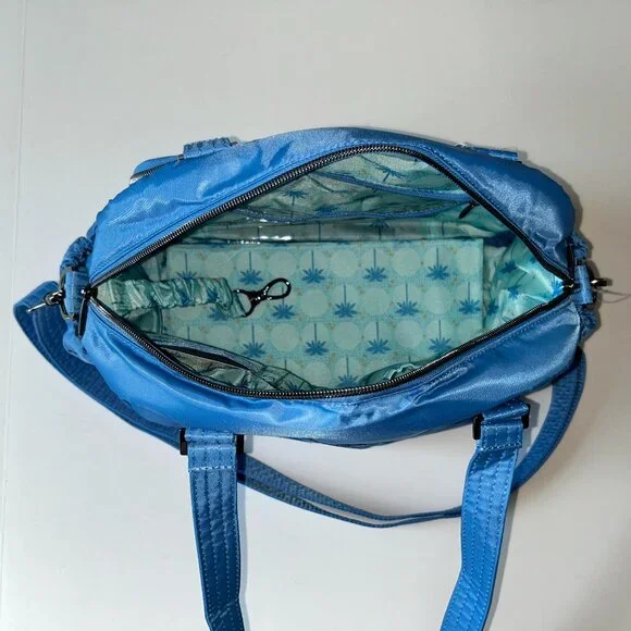 Lug Jumper 2 Carry-All Tote Coastal Blue Quilted Hearts